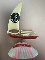 Balaton souvenir plastic sailing ship