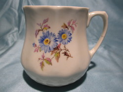 Blue floral drasche tummy mug with cup