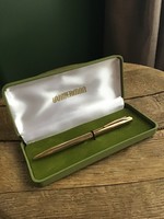Régi francia arannyal bevont Waterman golyós toll dobozában