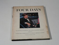 Four Days - Kennedy Elnök halálának körülményeit bemutató könyv olcsón eladó