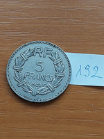 FRANCIA 5 FRANCS FRANK 1933 (a) NIKKEL  192