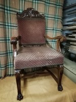 Reneszánsz stílusú trón szék