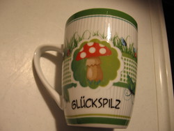 Szerencsehozó galócás, Glückspilz bögre katicával, pillangóval
