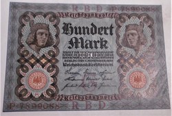 Banknotes 100 marks Poland Hungary aunc