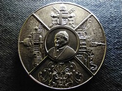 Lengyelország 600 éves Jasna Góra-i kolostor 1982 ezüst érem 45mm 47,47g(id70372)