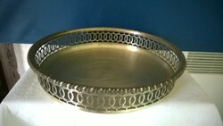 Rare of its kind - antique flawless copper tray - offering decorative rim/rim, flawless