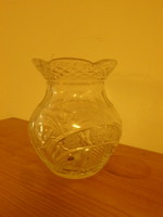 Crystal vase 17 cm