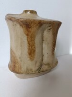 Retro midcentury modern vintage clustered pearl pyrogrânite vase