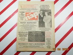 Régi retro újság - mai nap- Független képes hírlap - 1989. december 5. - Születésnapra ajándék