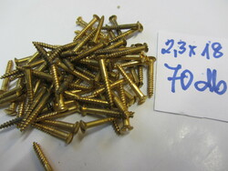 Copper wood screw, lens head 2.3×18---70 pcs.