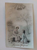 Old Easter postcard postcard for children