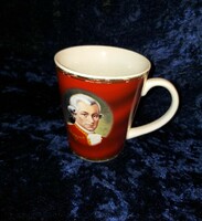 Mozart porcelain mug cup