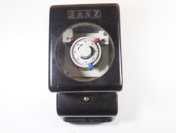Retro GANZ villamos áram bojler időkapcsoló szabályzó kapcsoló - kb. 1970-es évekből