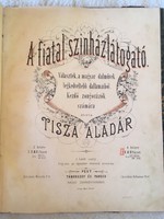 The young theater visitor. 1870. Tisza aladár 25-page sheet music collection!!!