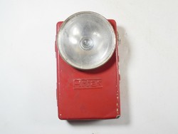 Régi Retro hordozható elemlámpa zseblámpa lapos Artas kb. 1970-es évek