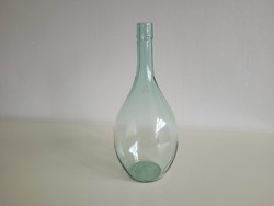 Old turquoise green glass bottle decoration