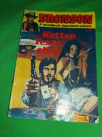 1989 BRONSON western krimi kiadvány újság Ketten TEXAS ellen képek szerint Florida könyvek