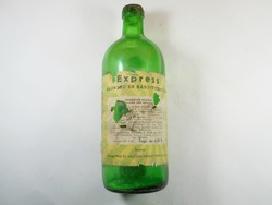 Régi retro üveg palack Express szőnyeg és kárpittisztító Khv. gyártó - 1970-es évek