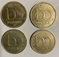 4 db régi magyar 100 forint 1995. éviek  (118)
