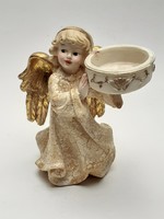 Aranyszárnyú angyal karácsonyi dekoráció