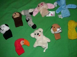 Retro 10-piece finger puppet toy figure pack in one according to the pictures