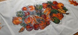 Autumn vegetable pattern tablecloth, tablecloth 92 x 44 cm.