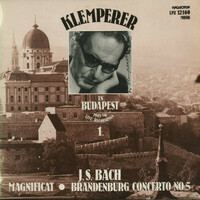 Klemperer, J. S. Bach - Magnificat · Brandenburg Concerto No. 5 (LP, Mono)