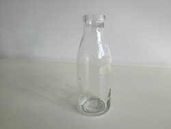 Old embossed milk bottle pasteurized milk