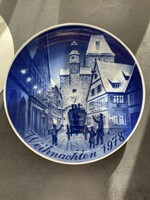 Beautiful collector's Christmas wall plate from 1978 - Bavaria