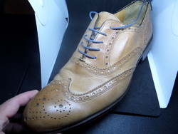 Bata (eredeti) 45-ös UK 11 - es férfi divatos gojzer varrott bőrcipő