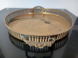 Réz asztalközép art deco szecessziós ALKUDHATÓ