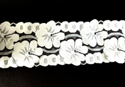 Vintage machine shelf strip, hemming lace for creative purposes 30 m x 10.5 cm, 400 ft/m