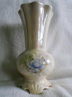 Antik, nagy méretű jelzett lüszteres váza  28,5 cm