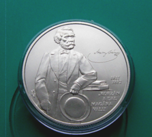 2017 - János Arany was born 200 years ago - 2000 ft bu commemorative coin - in capsule - with mnb description,