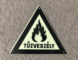 Fire hazard - enamel board (enamel board)