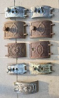 Jancsi stove door, 9 pieces together