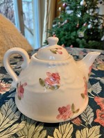 Vanilia ceramic violin rose porcelain jug with cup new