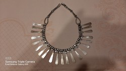 Kleopátra antikJELZETT  ezüst  alkalmi ékszer( feltünő alkalmi viselet) nemesfémre garancia-82gramm!