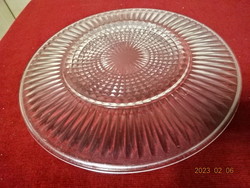 Glass cake plate, diameter 28 cm. Jokai.