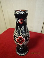 Russian wooden vase, hand painted, height 22 cm. Jokai.