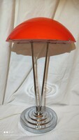ICONIC IKEA Dome Lamp, a Rare Beauty in Glass and Chrome Metal Table Lamp