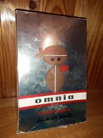 Retro Omnia doboz, régi kávés papírdoboz
