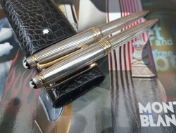 Montblanc silver-gold pen and pencil