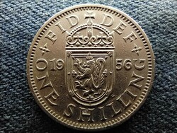 Anglia II. Erzsébet (1952-) skót címerpajzs 1 Shilling 1956(id71425)
