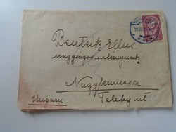 D193521 Levél 1931  Bentzik Ella ﻿- Wien Nagykanizsa -Vámközvetítő M.Kir. Postahivatal  Sopron
