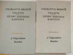 Bronte: Villette, Henry Hastings kapitány, Világirodalom remekei sorozat,  ajánljon!