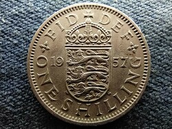 Anglia II. Erzsébet (1952-) skót címerpajzs 1 Shilling 1957(id71422)