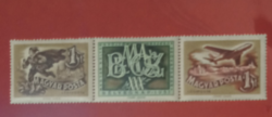 1957. bélyegnapok   posta tiszta bélyeg B/1/2