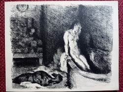 Clara sievert: naked lithograph