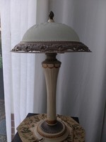 Art Deco asztali lámpa , két égős!